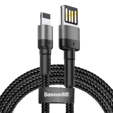 Kabel przewód USB - Lightning / iPhone 100cm Baseus Cafule CALKLF-GG1 z obsługą szybkiego ładowania 2.4A Baseus