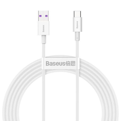 Kabel przewód USB - USB-C / Typ-C 200cm Baseus Superior CATYS-A02 z obsługą szybkiego ładowania 66W Baseus