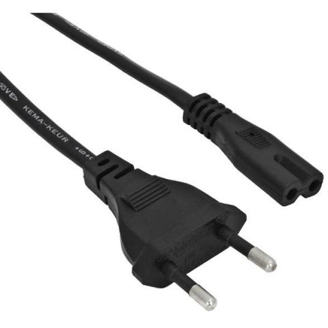 Kabel zasilający Akyga AK-RD-02A do notebooka 2pin ósemka IEC C7 CEE 7/16 3m wtyk EU AKYGA
