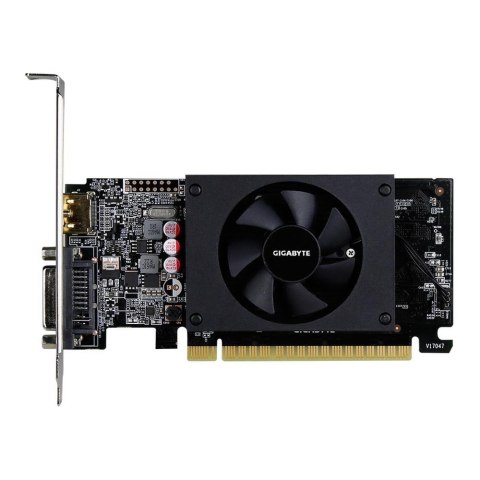 Karta VGA Gigabyte GT710 GV-N710D5-2GL 2GB DDR5 64bit DVI+HDMI PCI-E LP Gigabyte