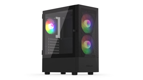 Obudowa KRUX Vako RGB ATX/mciroATX/Mini ATX z oknem, bez zasilacza KRUX