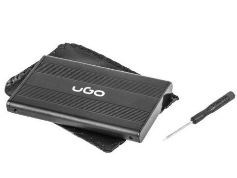 Obudowa na dysk HDD/SSD UGO UKZ-1003 USB 2.0 SATA 2,5" aluminium UGO Obudowa na dysk HDD/SSD UGO UKZ-1003 USB 2.0 SATA 2,5" aluminium UGO