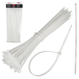 Opaski zaciskowe (100 sztuk) Maclean MCTV-463 W - białe, 3,6x250mm Maclean