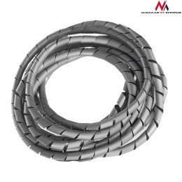 Osłona maskująca na kable Maclean MCTV-685S (8.7*10mm) 3m srebna spirala Maclean