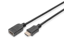 Przedłużacz HDMI DIGITUS AK-330201-030-S Ethernet 1.4 GOLD 3m czarny Digitus
