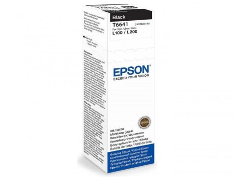 Atrament czarny w butelce 70ml do Epson L100/L200/L210/L355 Epson Atrament czarny w butelce 70ml do Epson L100/L200/L210/L355 Epson
