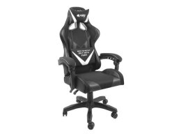 Fotel dla gracza Fury Avenger L czarno-biały Fury