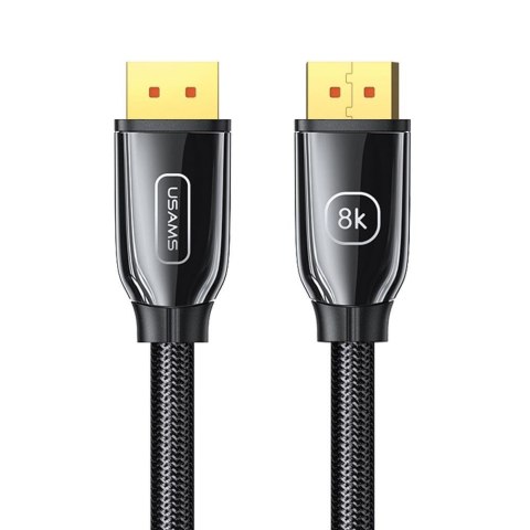 Kabel DP-DP Usams U75 SJ533 8K DP 1.4 3m czarny USAMS