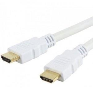Kabel HDMI-HDMI M/M Ethernet 3D 4K Techly HDMI-4-010WH 1m, biały Techly