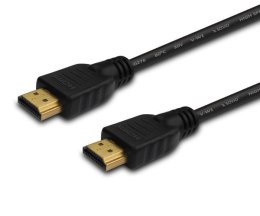 Kabel HDMI v1.4 Savio CL-38 15m, czarny, złote końcówki Savio