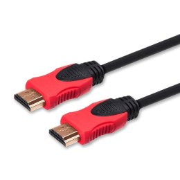 Kabel HDMI v2.0 Savio CL-141 10m, OFC, 4K, czarny, złote końcówki Savio