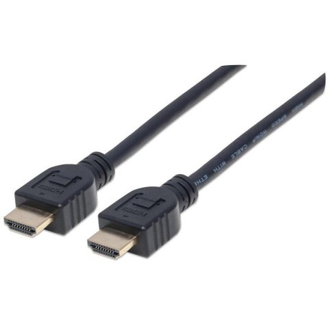 Kabel Manhattan HDMI/HDMI V2.0 M/M Ethernet 3D4K CL3 2m Manhattan