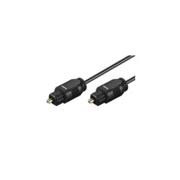 Kabel Optyczny Techly Audio Toslink Cyfrowy SPDIF 1m Czarny Techly