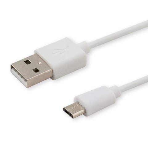 Kabel USB 2.0 Savio CL-123 USB A (M) - micro USB B (M) 2,1A, 1m, biały Savio