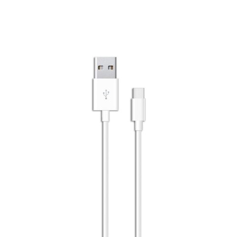 Kabel USB 2.0 Savio CL-125 USB A (M) - USB typ C (M) 2,1A, 1m, biały Savio