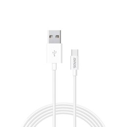 Kabel USB 2.0 Savio CL-126 USB A (M) - USB typ C (M) 5A, 1m, biały Savio