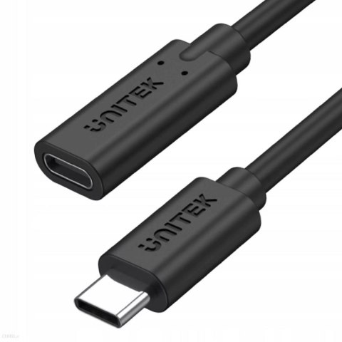 Kabel USB-C Unitek C14086BK-1.5M Przedłużacz, 10Gbps, 4K, PD 100W, M/F, 1,5m Unitek