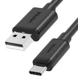 Kabel USB Unitek Y-C481BK USB-A — USB-C, krótki, 0,5m Unitek