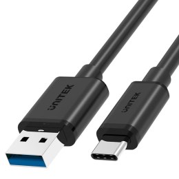 Kabel USB Unitek Y-C490BK USB-A - USB-C 3.1, M/M, 0,25m Unitek