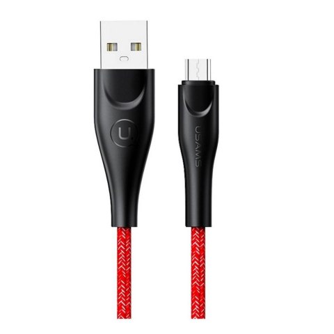 Kabel USB Usams U41 microUSB 1m czerwony USAMS Kabel USB Usams U41 microUSB 1m czerwony USAMS