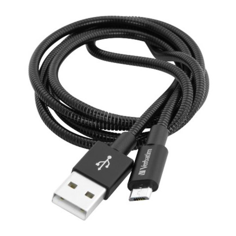 Kabel Verbatim micro USB-B(M) - USB-A(M) 1m czarny Verbatim