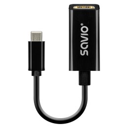 Kabel adapter Savio AK-79 USB-C (M) - HDMI (F) 30Hz, plastik Savio