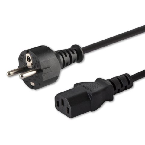 Kabel zasilający Savio CL-138 Schuko (M) - IEC C13 1,8m Savio