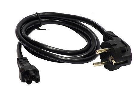 Kabel zasilający Savio CL-81 do notebooka "koniczynka" 1,8m Savio