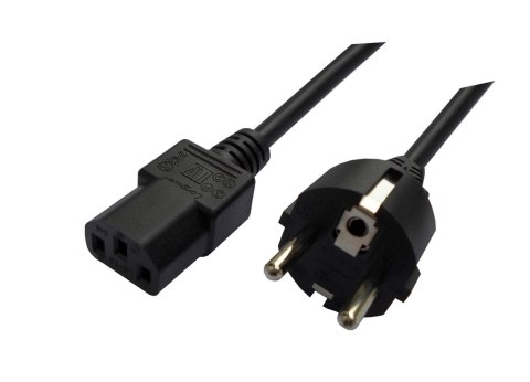 Kabel zasilający Savio CL-89 CEE 7/7 - IEC 320 C13 1,2m Savio