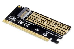 Karta rozszerzeń (Kontroler) DIGITUS M.2NVMe SSD PCIe 3.0 x16 SATA Digitus