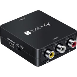 Konwerter Techly AV Composite video i audio 3x RCA na HDMI 1080p Techly