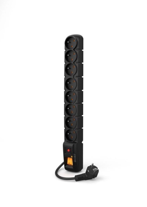 Listwa przeciwprzepięciowa Acar S8 Pro 1,5m czarna Acar Listwa przeciwprzepięciowa Acar S8 Pro 1,5m czarna Acar