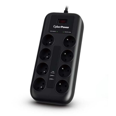 Listwa przeciwprzepięciowa CyberPower P0820SUF0-FR CyberPower
