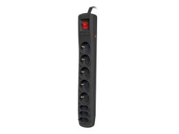 Listwa zasilająca Armac ARC8 1,5m 5x 230V PL 3x Europlug czarna ARMAC
