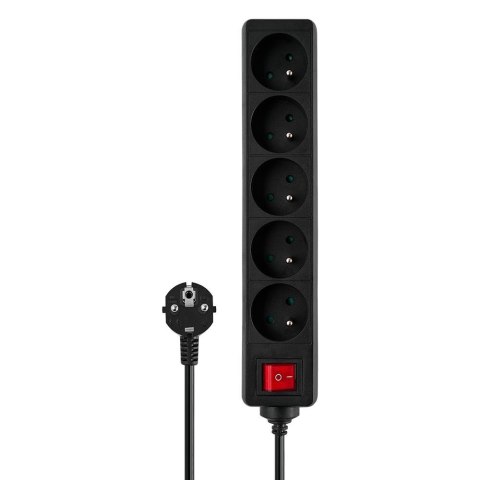 Listwa zasilająca Savio LZ-01, 5 gniazd 1,5m Savio