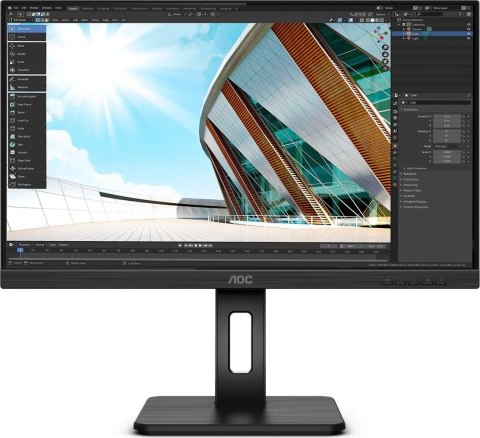 Monitor AOC 27" U27P2 UHD 2xHDMI DP 4xUSB 3.0 głośniki AOC
