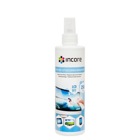 Płyn do czyszczenia ekranów INCORE 250 ml atomizer Incore