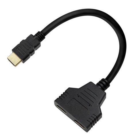 Rozdzielacz Savio AK-77 HDMI (M)-HDMI (Ż) x2 Savio Rozdzielacz Savio AK-77 HDMI (M)-HDMI (Ż) x2 Savio