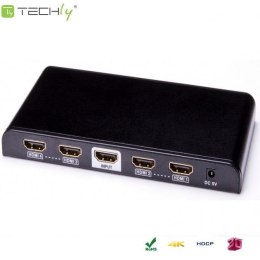 Rozdzielacz / Splitter Techly HDMI 1/4 Ultra HD, 3D Techly