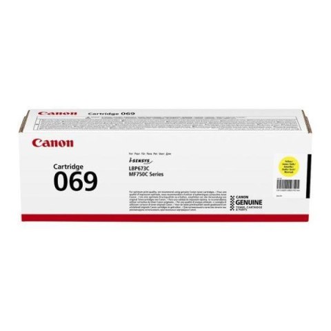 Toner Canon CRG-069Y Yellow Canon