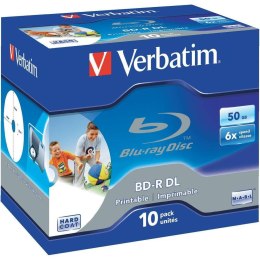 BD-R DL Verbatim 6x 50GB (Jewel Case 10) Blu-Ray Printable Verbatim
