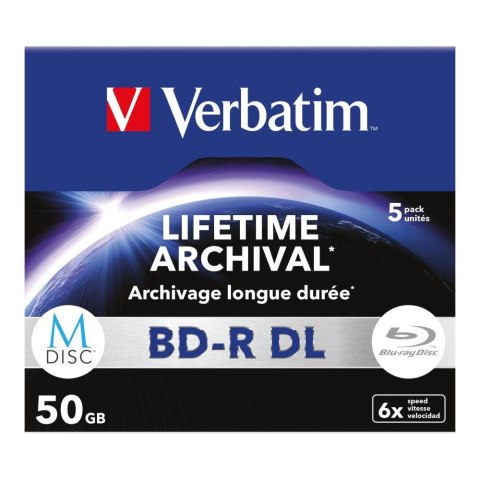 BD-R DL Verbatim M-Disc 50GB 6x (Jewel Case 5) Verbatim