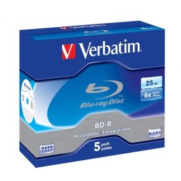 BD-R Verbatim 6x 25GB (Jewel Case 5) Blu-Ray Hard Coat Verbatim