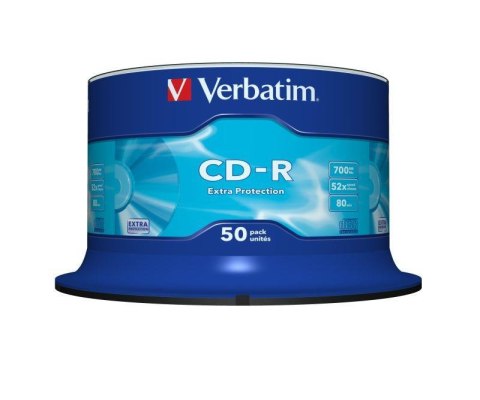 CD-R Verbatim 52x 700MB (Cake 50) EXTRA PROTECTION Verbatim