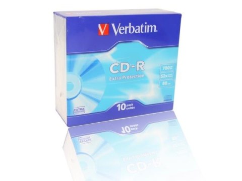 CD-R Verbatim 700MB Extra Protection (10 Slim) Verbatim