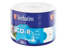 CD-R Verbatim 700MB Extra Protection Printable Wrap (50 Spindel) Verbatim