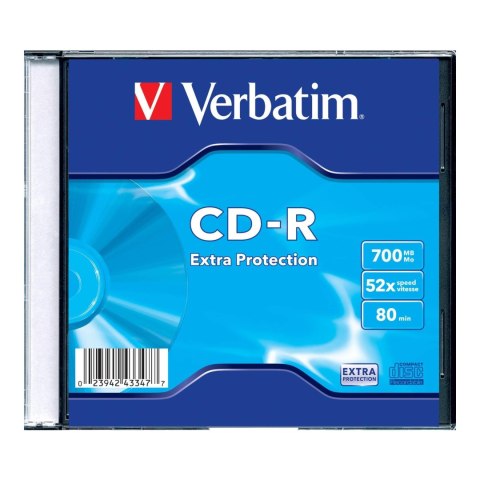 CD-R Verbatim 700MB Extra Protection (slim 1) Verbatim