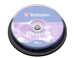DVD+R Verbatim 16x 4.7GB (Cake 10) MATT SILVER Verbatim