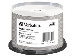 DVD-R Verbatim 4.7GB X16 AZO DL+ printable NO ID (50 Cake) Verbatim