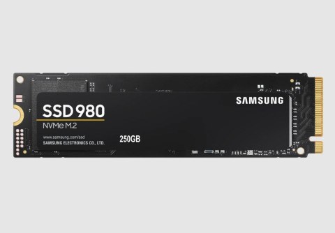 Dysk SSD Samsung 980 250 GB PCIe 3.0 NVMe 1.4 M.2 SSD (2900/1300 MB/s) TLC SAMSUNG Dysk SSD Samsung 980 250 GB PCIe 3.0 NVMe 1.4 M.2 SSD (2900/1300 MB/s) TLC SAMSUNG